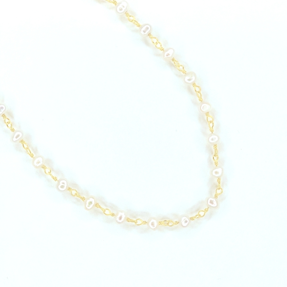 Multi-Pearl 14k Gold Filled Necklace by London Manori